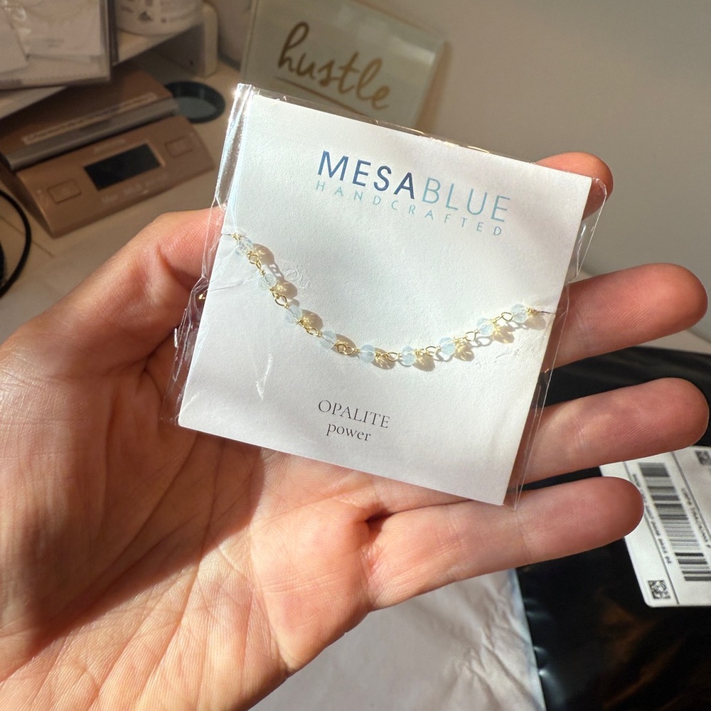 MESABLUE Opalite Beaded Bracelet